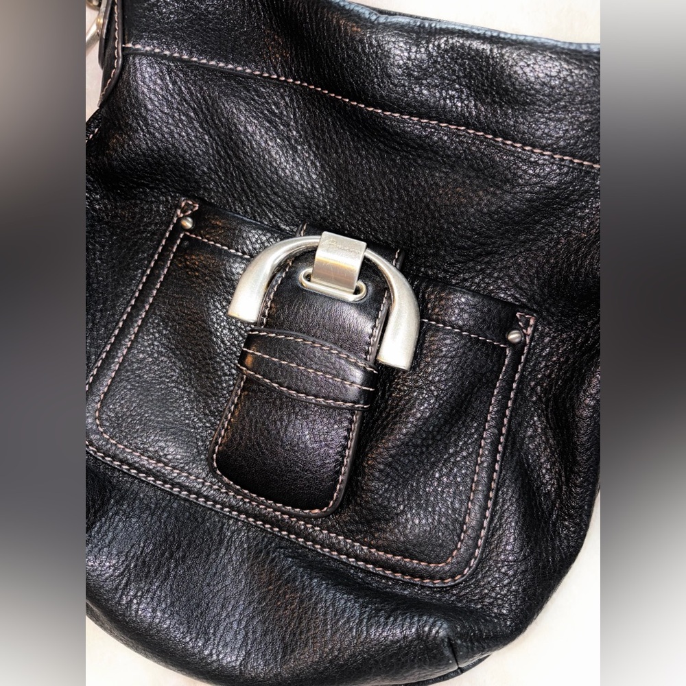 B makowsky Black Leather Crossbody Bag - Picture 2 of 9
